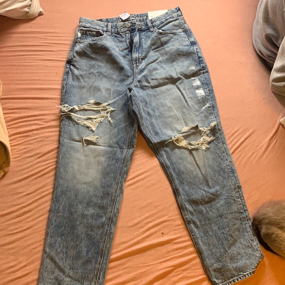 American eagle curvy mom jean